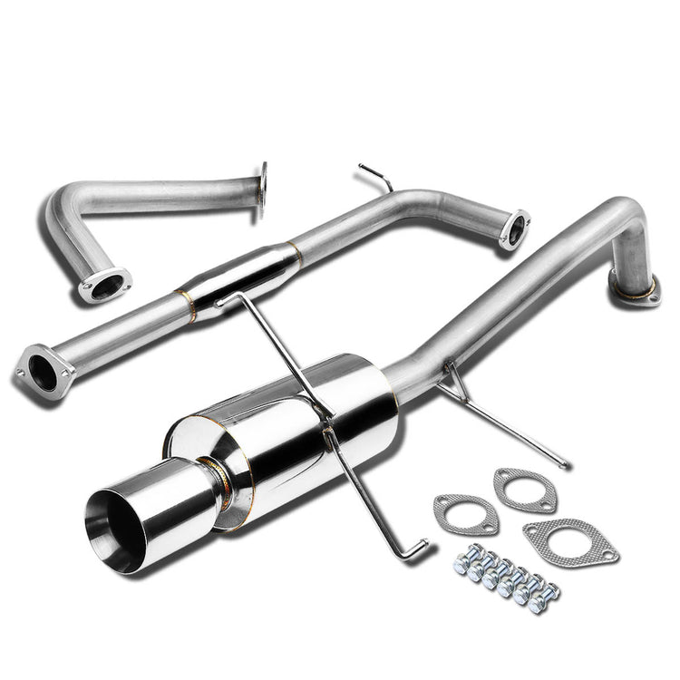 TUBERIA CATBACK CATBACK - 00-03 NISSAN MAXIMA - V7 - SINGLE ROLLED TIP - STAINLESS STEEL
