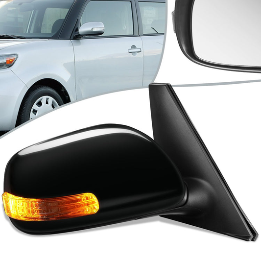 RETROVISOR MIRROR - OEM - 08-15 SCION XB - POWERED - PAINTABLE - BLACK - RIGHT