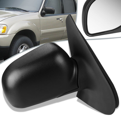 RETROVISOR MIRROR - OEM - 01-05 FORD EXPLORER SPORT TRAC - POWERED - TEXTURED - BLACK - RIGHT
