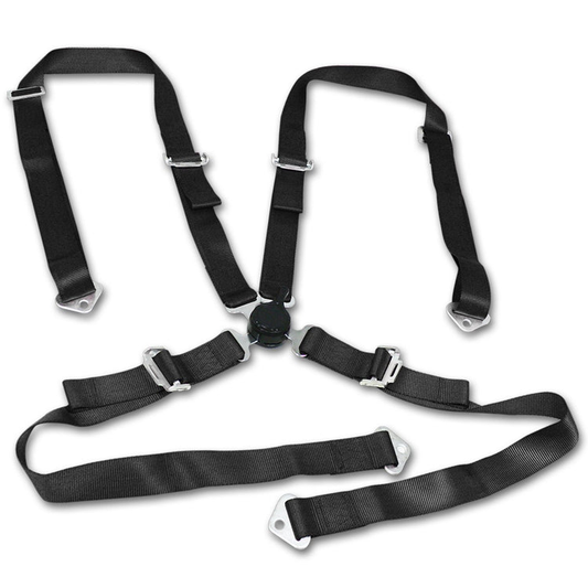 CINTURON DE SEGURIDAD 4PT - CAMLOCK - BLACK