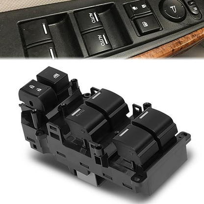 INTERRUPTOR ELEVADOR ELECTRICO 08-12 HONDA ACCORD 4-DR - FITS LX MODELS WITHOUT PREMIUM EQUIPMENT PACKAGE - DRIVER SIDE - BLACK