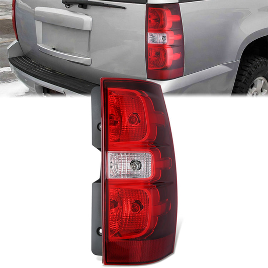 FAROS TRASEROS OE STYLE - CHEVROLET SUBURBAN 1500 2007-2014 / CHEVROLET SUBURBAN 2500 2007-2013 / CHEVROLET TAHOE 2007-2014 - 7441 REVERSE / 3057 TURN SIGNAL / 3057 TAIL LIGHT - CHROME HOUSING - RIGHT