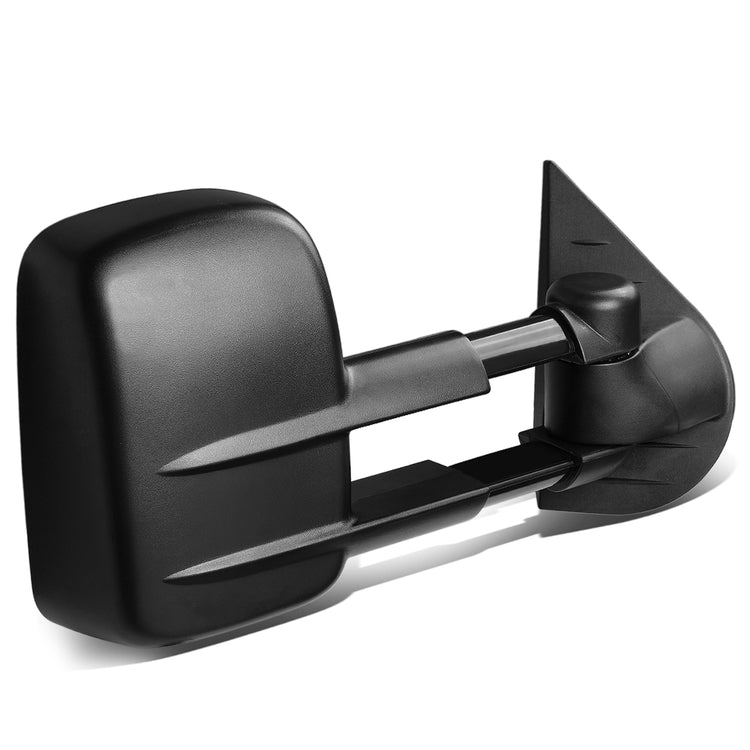 RETROVISORES EXTENDIBLES TOWING MIRROR - 07-13 CHEVY SILVERADO / GMC SIERRA - RIGHT - MANUAL, W/O HEATED, W/O SIGNAL - BLACK
