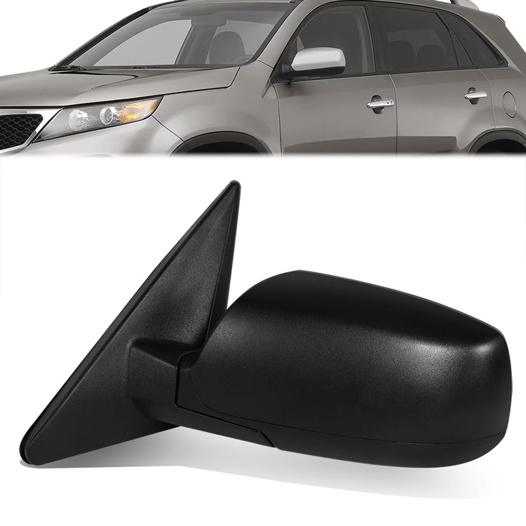 RETROVISOR MIRROR - OE STYLE - KIA SORENTO 11-13 - WITH POWER - DRIVER SIDE - PAINT TO MATCH - BLACK