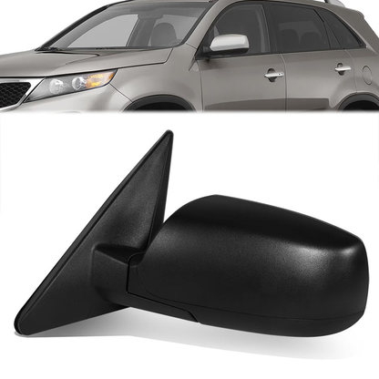 RETROVISOR MIRROR - OE STYLE - KIA SORENTO 11-13 - WITH POWER - DRIVER SIDE - PAINT TO MATCH - BLACK