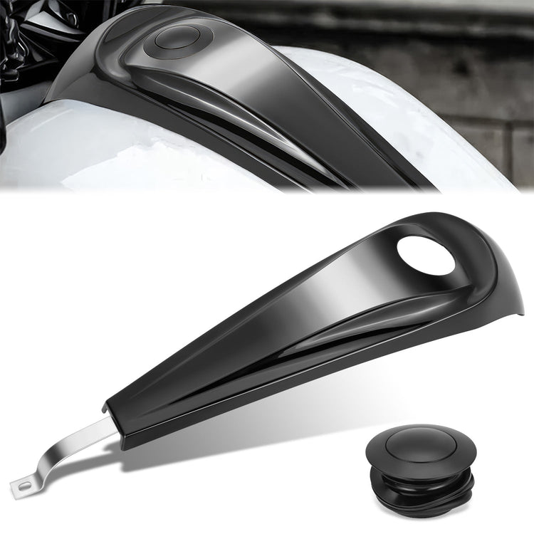 nan DASH FUEL CONSOLE+GAS TANK CAP COVER - FOR HARLEY ELECTRA ROAD GLIDE TOURING 08-20