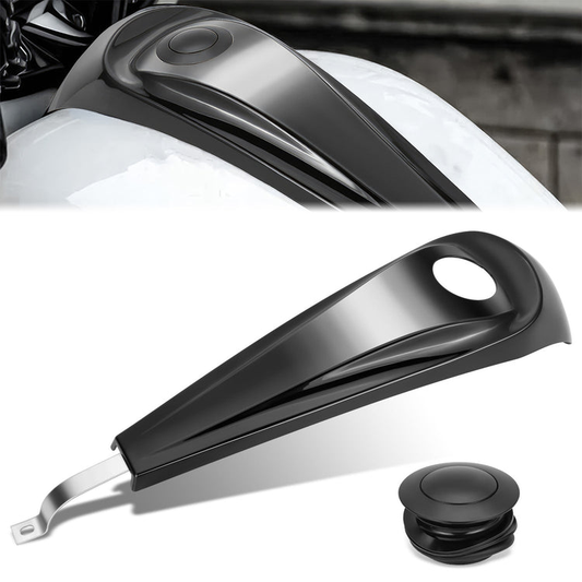 nan DASH FUEL CONSOLE+GAS TANK CAP COVER - FOR HARLEY ELECTRA ROAD GLIDE TOURING 08-20