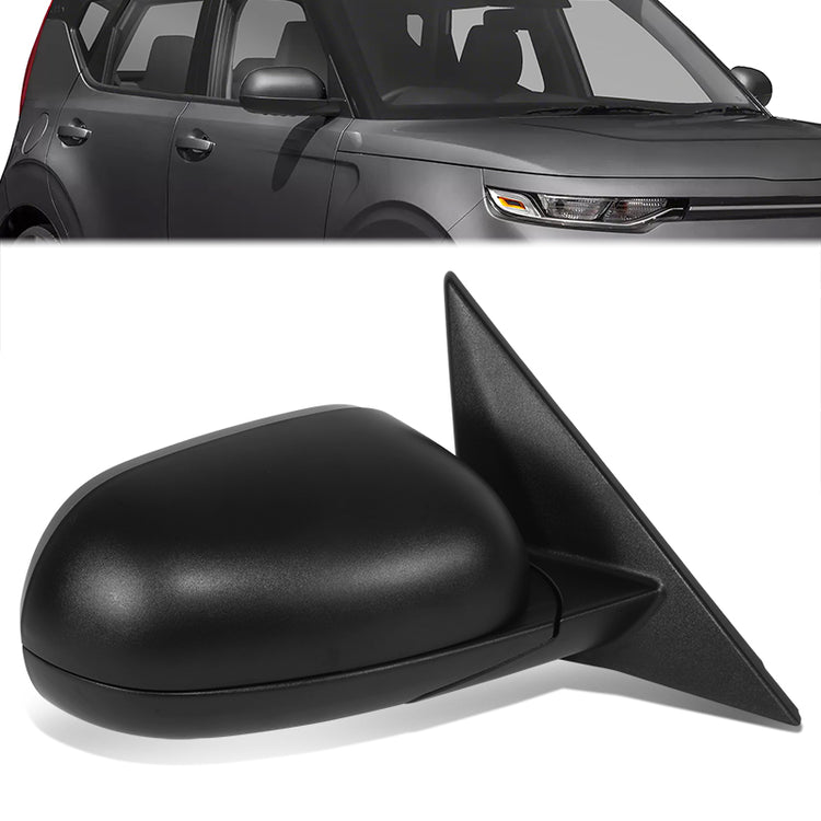 RETROVISOR MIRROR - OE STYLE - KIA SOUL 2020-2022 - WITH POWER FOLD WITH HEATED GLASS WITH TURN SIGNAL WITH BLIND SPOT - PASSENGER RIGHT SIDE - BLACK