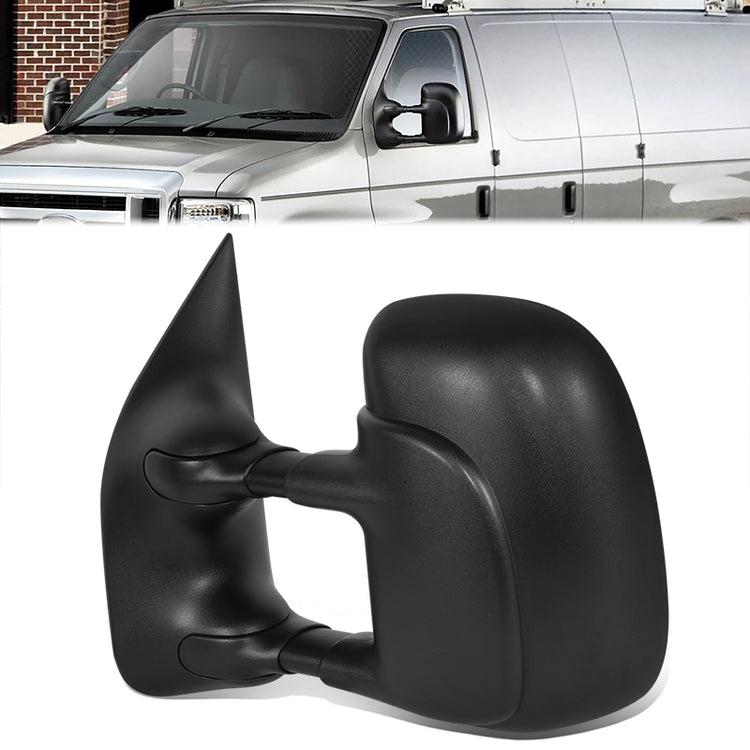 RETROVISOR MIRROR - OE STYLE - FORD E-150 09-25 - FORD E-250 09-25 - FORD E-350 09-25 - FORD E-450 09-25 - WITH POWER - DRIVER SIDE - PAINT TO MATCH - BLACK