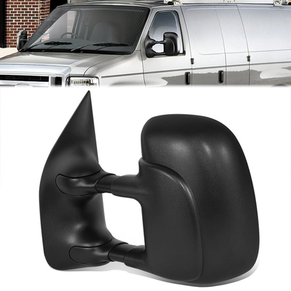 RETROVISOR MIRROR - OE STYLE - FORD E-150 09-25 - FORD E-250 09-25 - FORD E-350 09-25 - FORD E-450 09-25 - WITH POWER - DRIVER SIDE - PAINT TO MATCH - BLACK