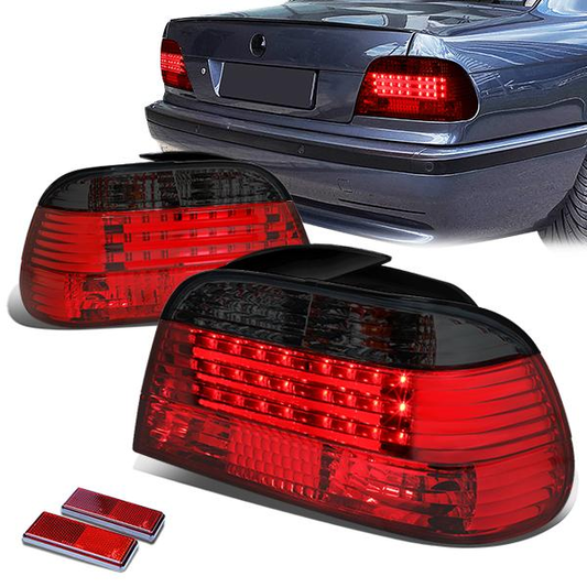 FAROS TRASEROS 95-01 BMW 750IL , 740IL , 740I - 3D - LED - RED / SMOKE