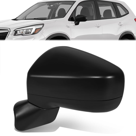 RETROVISOR MIRROR - OE STYLE - SUBARU FORESTER 2019-2024 - WITH POWER TEXTURE COVER - DRIVER LEFT SIDE - BLACK