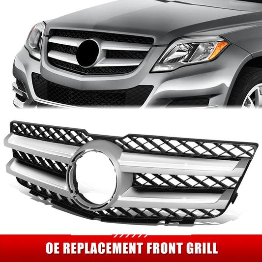 PARRILLA GRILLE - BZ X204 '10-ON(GLK)/'13-ON/ GRILLE ASS'Y 10-15/ SILVER/BLACK/ W/ALUMINUM TRIM/ (EU=USA)