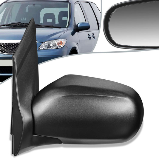 RETROVISOR MIRROR - OEM - 00-06 MAZDA MPV - POWERED - TEXTURED - BLACK - LEFT