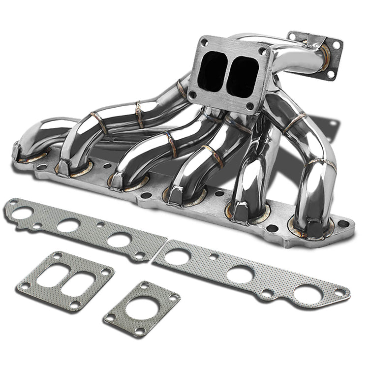TURBO MANIFOLD TURBO MANIFOLD - SS - 86-92 TOYOTA SUPRA MK-IV/4 7M-GTE - T4 FLANGE - 40MM WG - I2-3