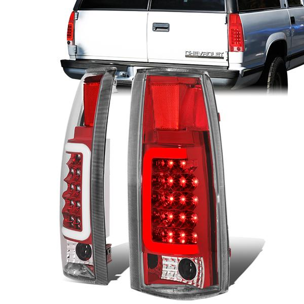 FAROS TRASEROS 88-99 CHEVY C1500 , K1500 / 88-00 CHEVY C2500 , K2500 , K3500 / 88-01 CHEVY C3500 / 92-99 CHEVY SUBURBAN C1500 , 2500 , K1500 , K2500 / 92-94 CHEVY BLAZER / 95-99 CHEVY TAHOE , 99-00 CADILLAC ESCALADE / 200 CHEVY TAHOE - 3D - U-HALO LED -