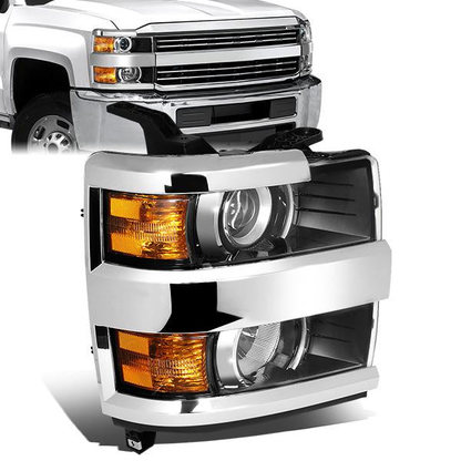 FAROS OE STYLE - 15-19 CHEVY SILVERADO 2500HD / 15-19 CHEVY SILVERADO 3500HD - 9005 HIGH / H11 LOW / 7443A SIGNAL - RIGHT