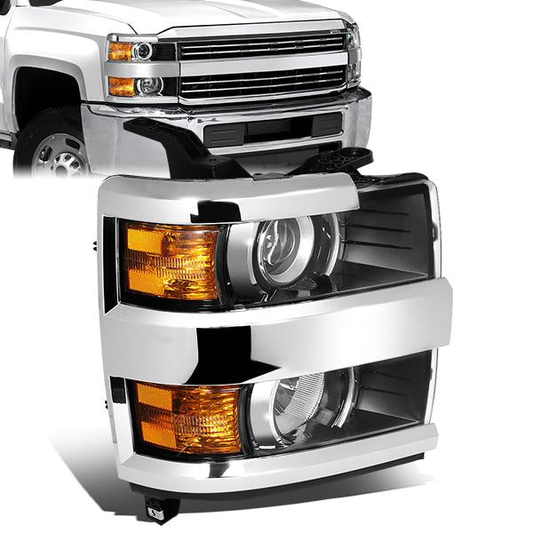 FAROS OE STYLE - 15-19 CHEVY SILVERADO 2500HD / 15-19 CHEVY SILVERADO 3500HD - 9005 HIGH / H11 LOW / 7443A SIGNAL - RIGHT