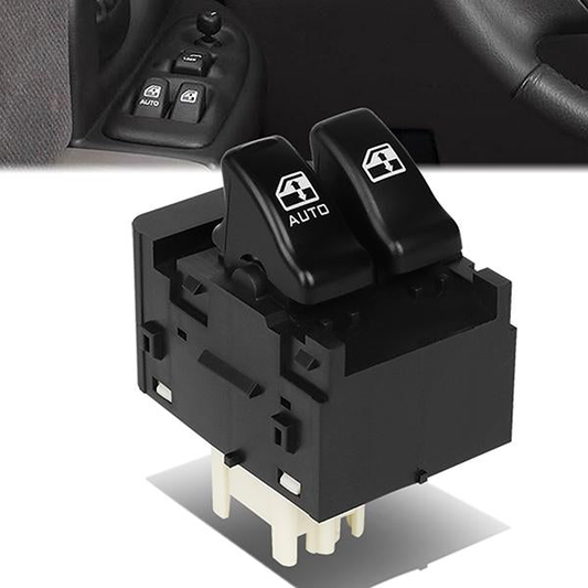INTERRUPTOR ELEVADOR ELECTRICO 00-05 CHEVY VENTURE / 00-04 OLDSMOBILE SILHOUETTE - DRIVER SIDE - BLACK