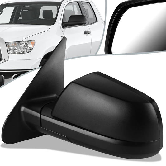 RETROVISOR MIRROR - OEM - 07-13 TOYOTA TUNDRA / 08-13 TOYOTA SEQUOIA - POWERED - TEXTURED - BLACK - LEFT