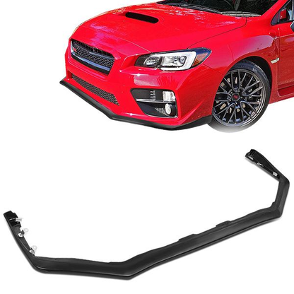nan FRONT BUMPER LIP SPLITTER - 15-17 SUBARU WRX, WRX STI SEDAN - V-LIMITED STYLE - BLACK