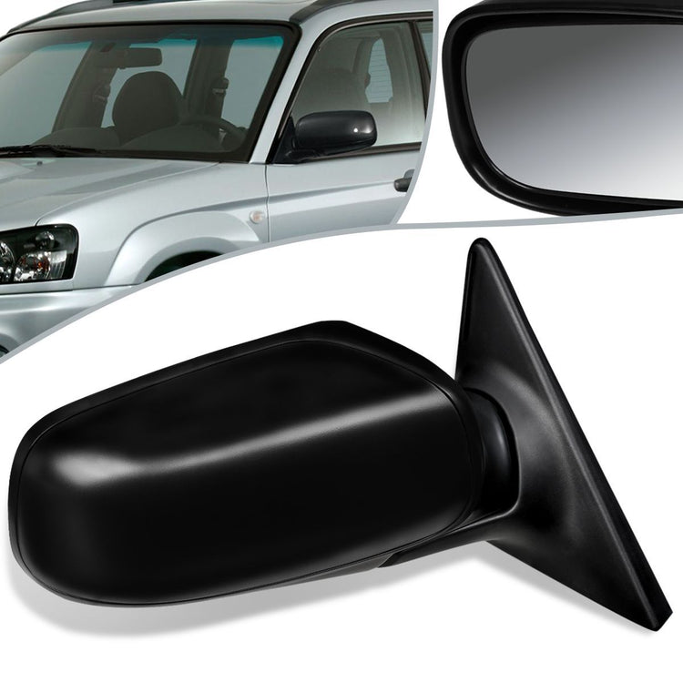 RETROVISOR MIRROR - OEM - 04-08 SUBARU FORESTER X - POWERED - TEXTURED - BLACK - RIGHT