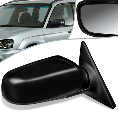 RETROVISOR MIRROR - OEM - 04-08 SUBARU FORESTER X - POWERED - TEXTURED - BLACK - RIGHT
