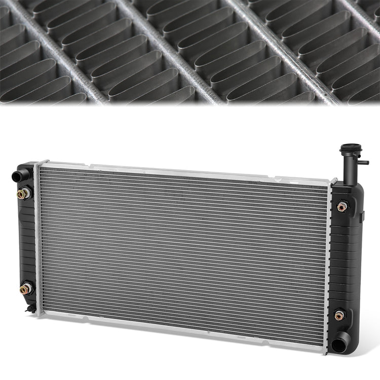 RADIADOR RADIATOR - OEM - CHEVROLET EXPRESS 2500 2003-2004 / CHEVROLET EXPRESS 3500 2003-2004 / GMC SAVANA 2500 2003-2004 / GMC SAVANA 3500 2003-2004 - WITH 4.8L, 6.0L ENGINES - DPI 2713
