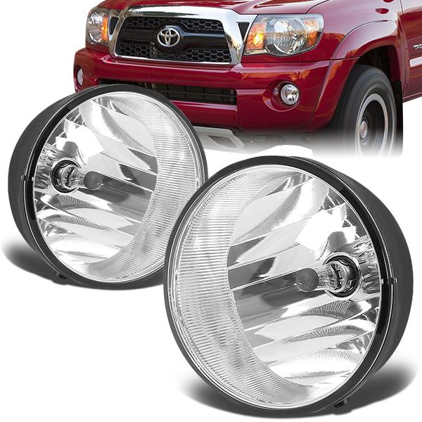 FAROS DE NIEBLA 04-08 TOYOTA SOLARA / 05-11 TOYOTA TACOMA / 07-12 TOYOTA TUNDRA / 08-14 TOYOTA SEQUOIA - W/ SWITCH - H11 BULB - CLEAR