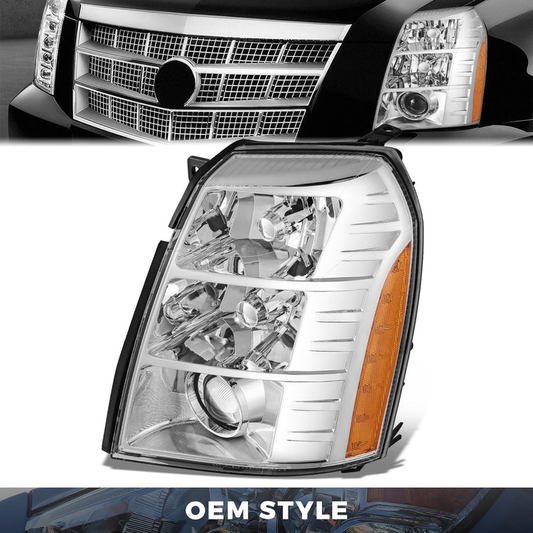 FAROS OE STYLE - 07-09 CADILLAC ESCALADE HID HEADLIGHT- LEFT SIDE WITH BULB AND BALLAST