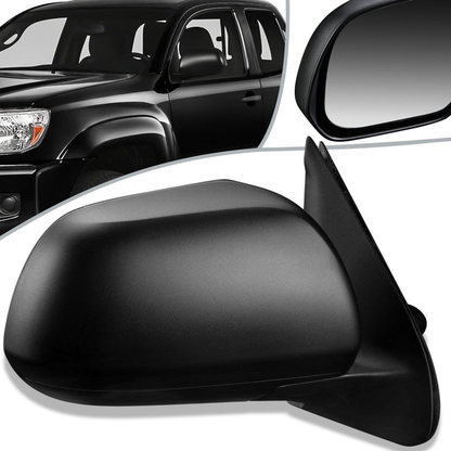 RETROVISOR MIRROR - OEM - 12-15 TOYOTA TACOMA - POWER MIRROR ADJUSTMENT - FOLDING - W/O HEAT - TEXTURED - RIGHT - BLACK