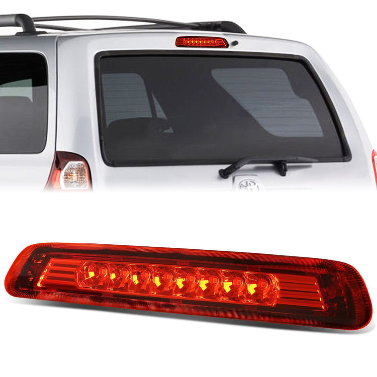 LUZ DE FRENO 03-09 TOYOTA 4RUNNER - FITS MODELS WITHOUT REAR SPOILER - LED - RED
