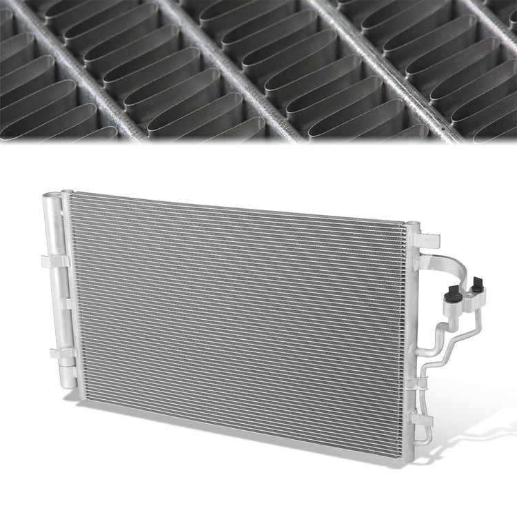 CONDENSADOR HYUNDAI ELANTRA GT 2014-2015 - ALUMINUM - SILVER