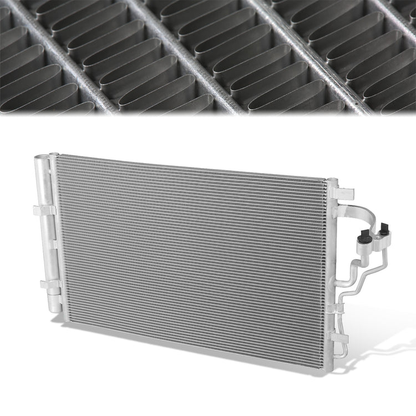 CONDENSADOR HYUNDAI ELANTRA GT 2014-2015 - ALUMINUM - SILVER