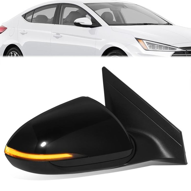 RETROVISOR MIRROR - HYUNDAI ELANTRA 2019-2020 - WITH HEATED GLASS - WITH TURN SIGNAL KOREA BUILT - OE STYLE - PASSENGER RIGHT SIDE