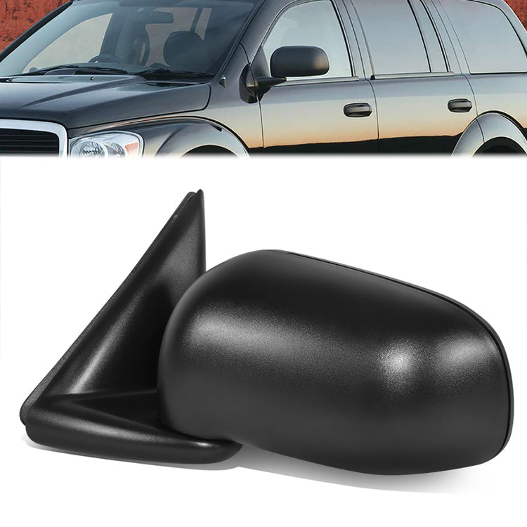 RETROVISOR MIRROR - OE STYLE - DODGE DAKOTA 05-11 - MITSUBISHI RAIDER 06-09 - RAM DAKOTA 11 - WITH POWER WITH HEATED GLASS - DRIVER SIDE - PAINT TO MATCH - BLACK