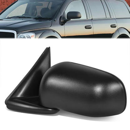 RETROVISOR MIRROR - OE STYLE - DODGE DAKOTA 05-11 - MITSUBISHI RAIDER 06-09 - RAM DAKOTA 11 - WITH POWER WITH HEATED GLASS - DRIVER SIDE - PAINT TO MATCH - BLACK
