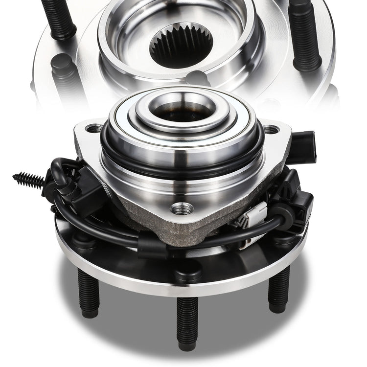 MASA DE RUEDA WHEEL HUBS & BEARINGS - BUICK RAINIER 2004-2007 / CHEVROLET SSR 2003-2006 / CHEVROLET TRAILBLAZER 2002-2009 / GMC ENVOY 2002-2009 / OLDSMOBILE BRAVADA 2002-2004 / SAAB 9-7X 2005-2009 / ISUZU ASCENDER 2003-2008 - RWD, 4WD WITH 6-LUG WHEELS