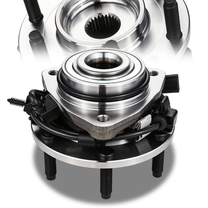 MASA DE RUEDA WHEEL HUBS & BEARINGS - BUICK RAINIER 2004-2007 / CHEVROLET SSR 2003-2006 / CHEVROLET TRAILBLAZER 2002-2009 / GMC ENVOY 2002-2009 / OLDSMOBILE BRAVADA 2002-2004 / SAAB 9-7X 2005-2009 / ISUZU ASCENDER 2003-2008 - RWD, 4WD WITH 6-LUG WHEELS