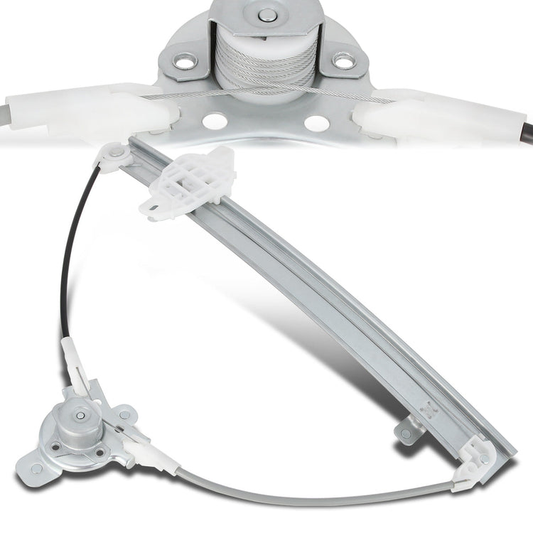 REGULADOR DE VENTANA WINDOW MOTORS & REGULATORS - METALLIC - 95-99 HYUNDAI ACCENT SEDAN - METALLIC - BARE STEEL/PLASTIC