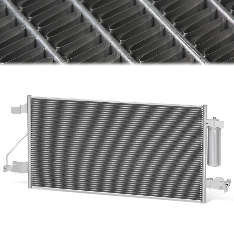 CONDENSADOR NISSAN TITAN XD 2016-2019 - FITS 5.6 V8 MODEL - ALUMINUM - SILVER