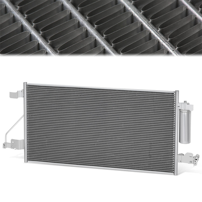 CONDENSADOR NISSAN TITAN XD 2016-2019 - FITS 5.6 V8 MODEL - ALUMINUM - SILVER