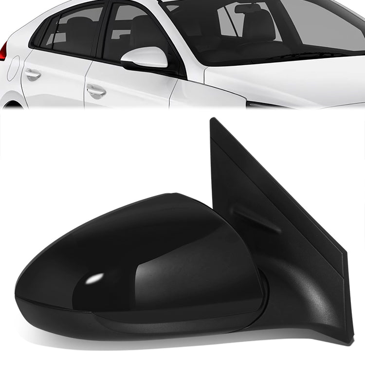 RETROVISOR MIRROR - OE STYLE - HYUNDAI IONIQ 17-22 - WITH POWER WITH HEATED GLASS - FOR PLUG-IN EV SE LIMITED - PASSENGER SIDE - PAINT TO MATCH - BLACK