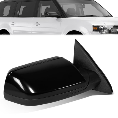 RETROVISOR MIRROR - OE STYLE - FORD FLEX 2013-2019 - WITH POWER WITH HEATED GLASS WITH BLIND SPOT WITH MEMORY - PASSENGER RIGHT SIDE - BLACK