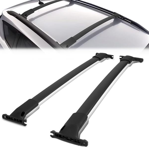 PORTAEQUIPAJE ROOF RACK CROSS BAR - 13-19 FORD ESCAPE - MOUNTS ONTO OEM ROOF RAILS - MATTE BLACK