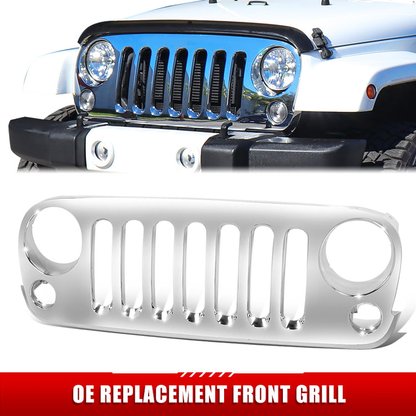 PARRILLA GRILLE - JP WANGLR '07-'17/ GRILLE ASS'Y/ CHROME//PARTS.NO,CH1200328//OEM NO,68046306AA-PFM