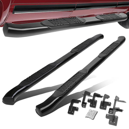 ESTRIBOS 4" - OVAL - 19-20 DODGE RAM 1500 - EXTENDED CAB - BLACK
