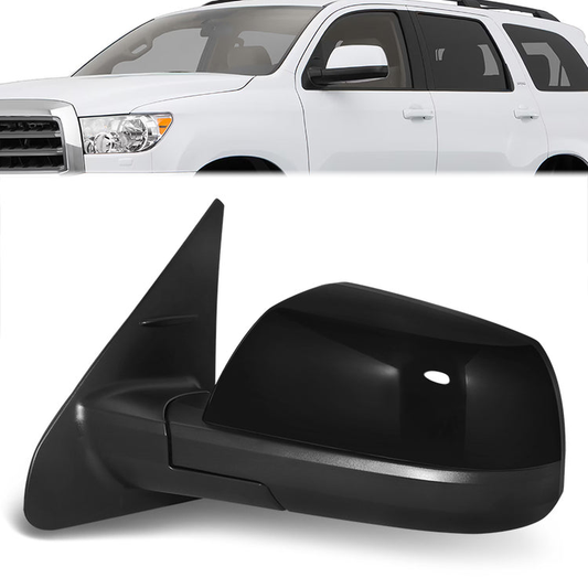 RETROVISOR MIRROR - OE STYLE - TOYOTA SEQUOIA 14-17 - WITH POWER - DRIVER SIDE - PAINT TO MATCH - BLACK