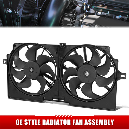 ABANICOS OE STYLE -CV VENTRE '97-'05 RAD.COOLING FAN ASS'Y (WO AC) (DUAL) '99-'00