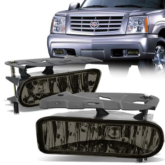 FAROS DE NIEBLA 02-06 CADILLAC ESCALADE - BOLT-ON - 899 BULB - SMOKE